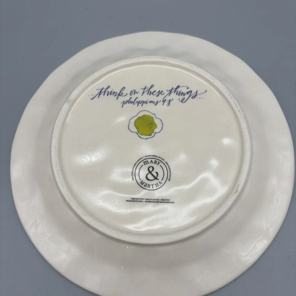 Mary & Martha Plate 8.5
